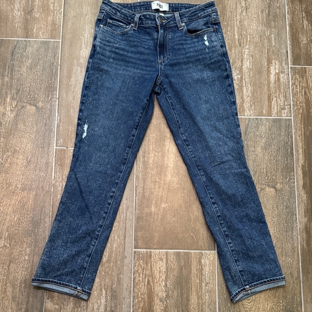 PAIGE Indigo Straight Leg Jeans